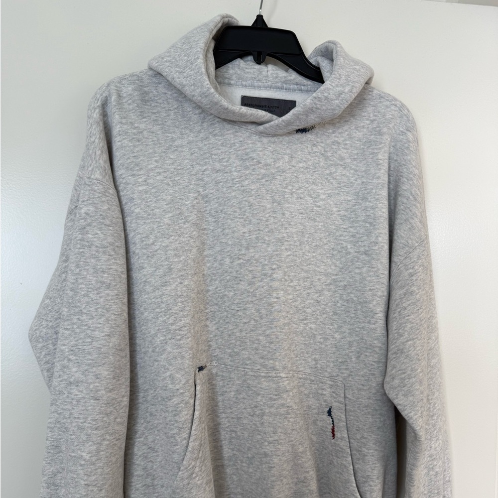 Abercrombie & Fitch Oversized Grey Hoodie